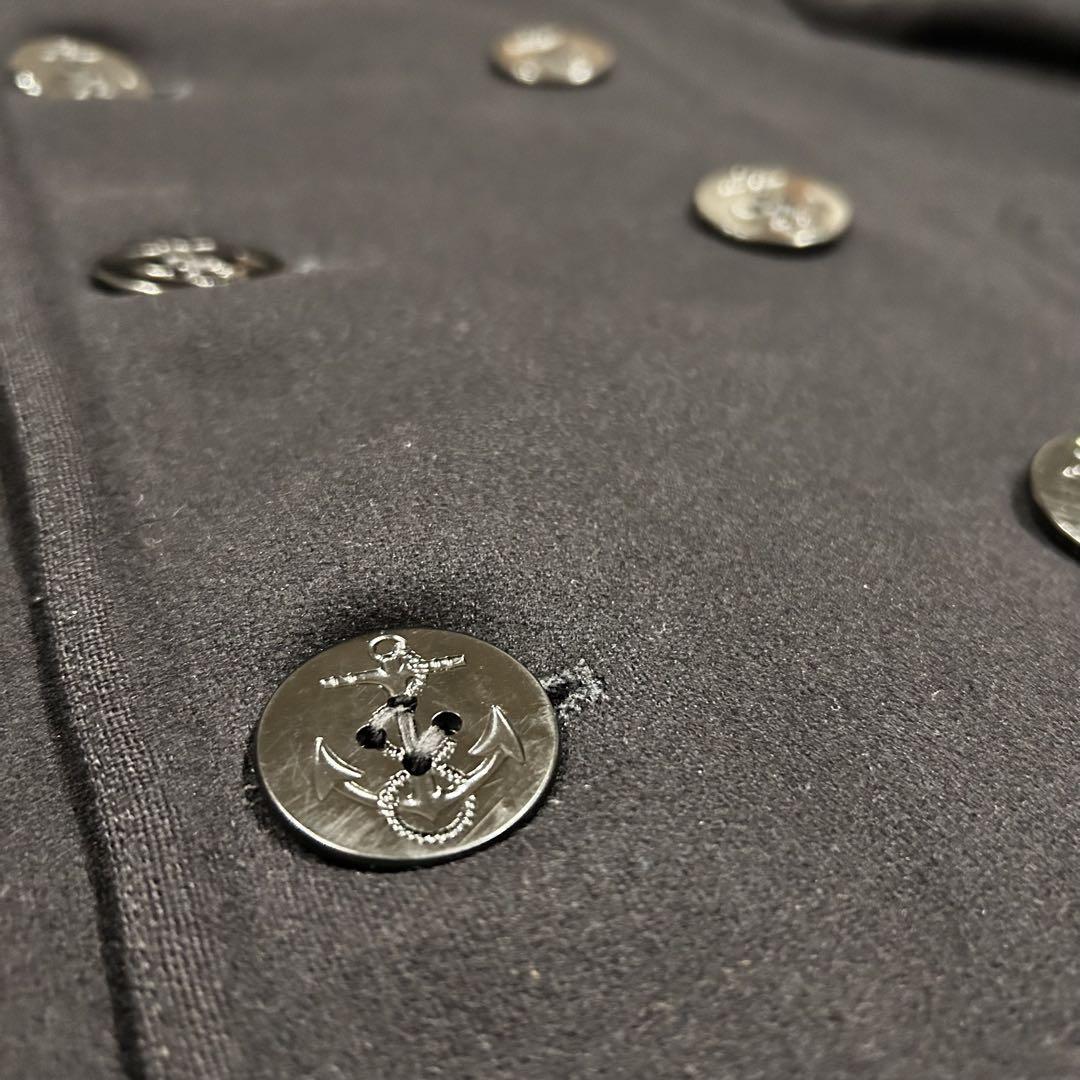 【40’s】US NAVY 米海軍 ビンテージ Pコート 10ボタン　ww II