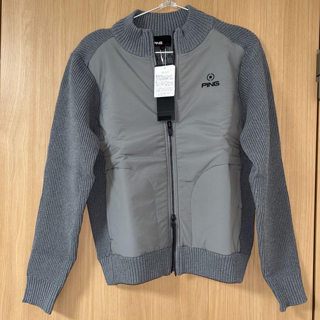PING ジップアップジャケット グレー　レディース　サイズＭ　新品