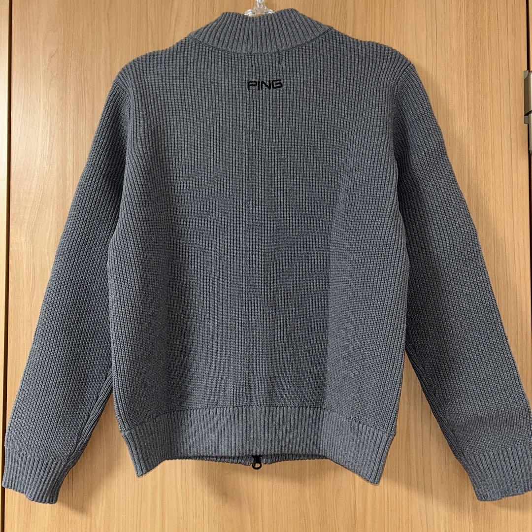 PING ジップアップジャケット グレー　レディース　サイズＭ　新品