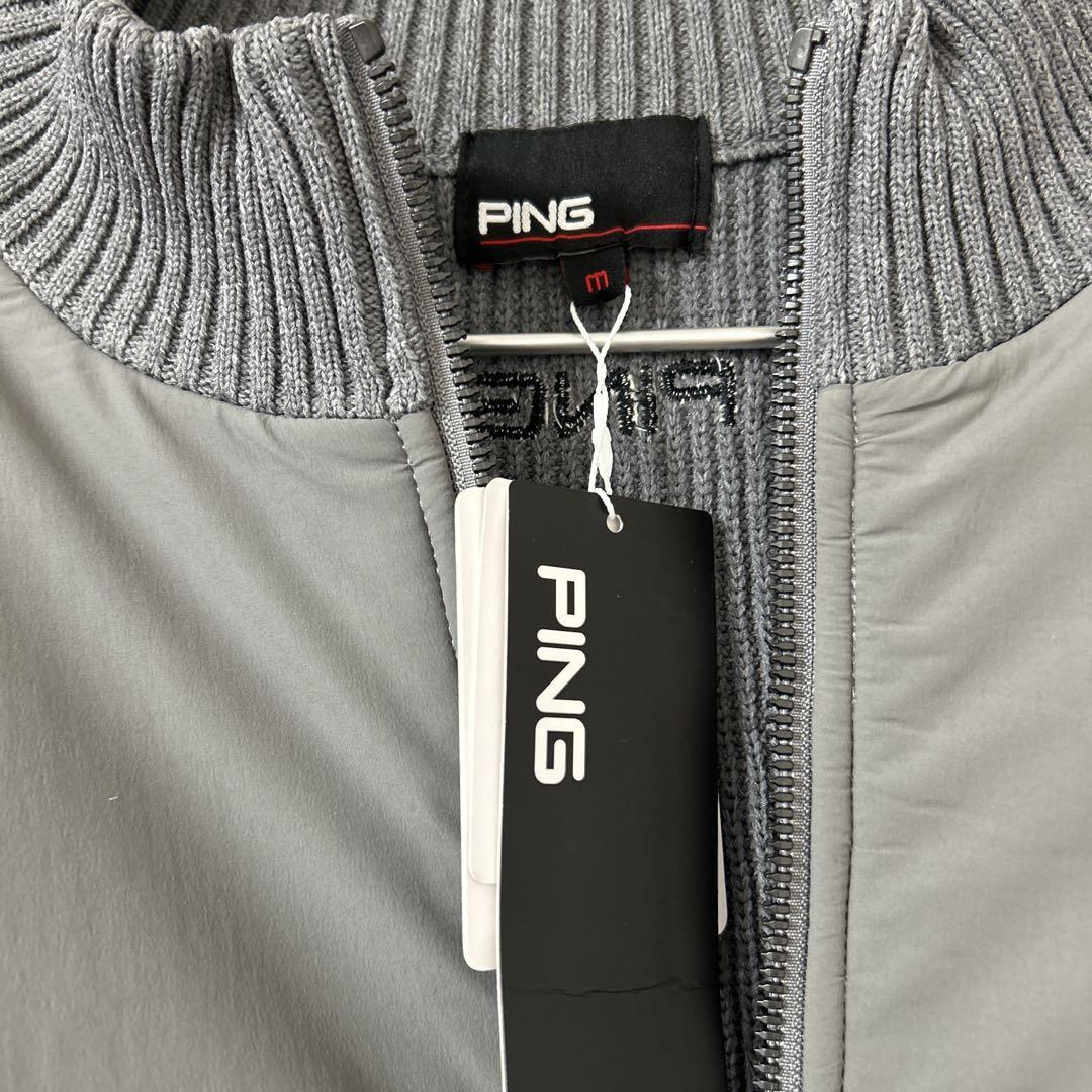 PING ジップアップジャケット グレー　レディース　サイズＭ　新品