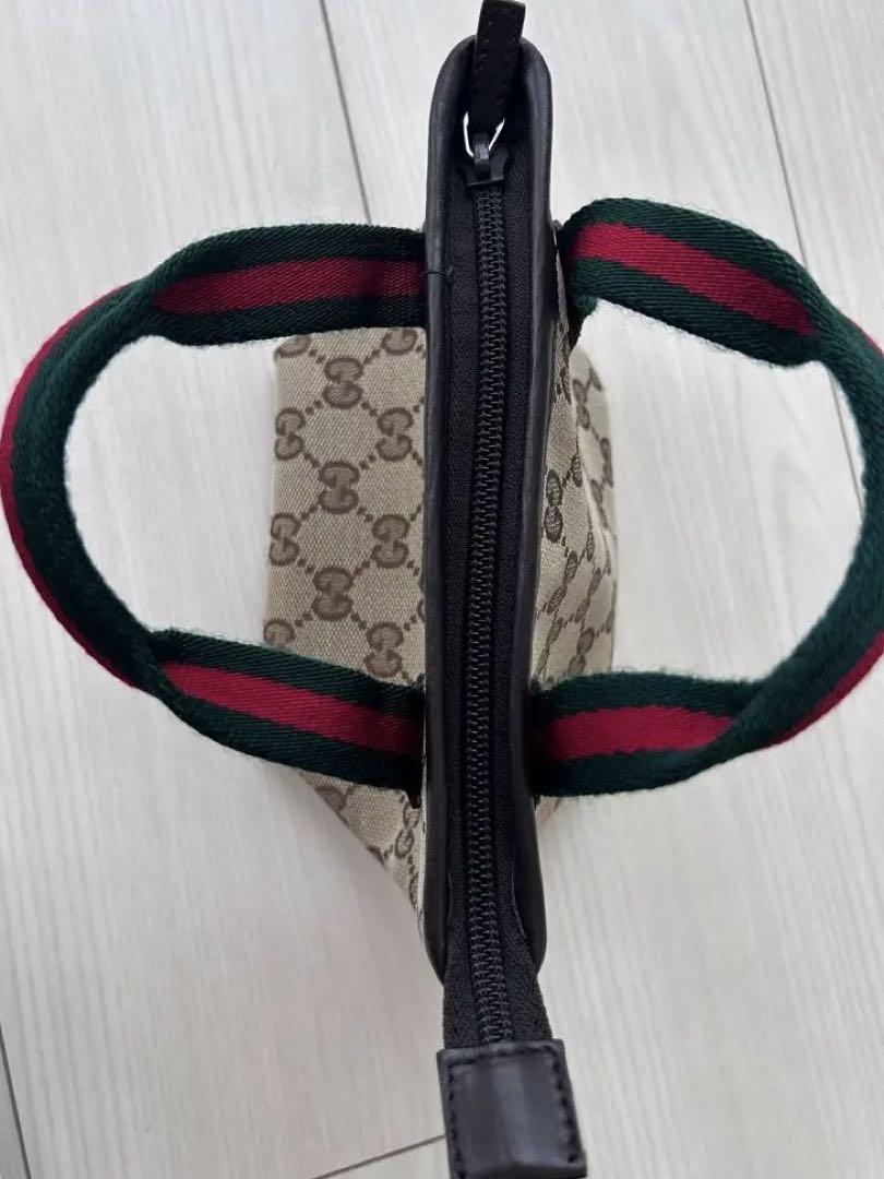 GUCCI グッチ チルドレンズ GGキャンバス シェリーライン ミニトート 画像5