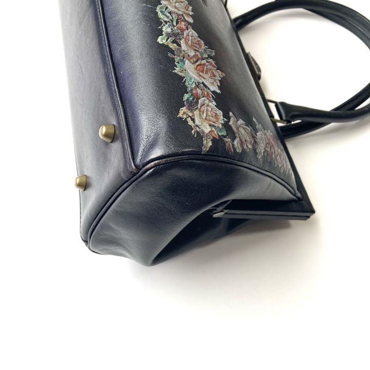 品質一番の jean paul gaultier レザー ハンドバッグ ニューローズ ...