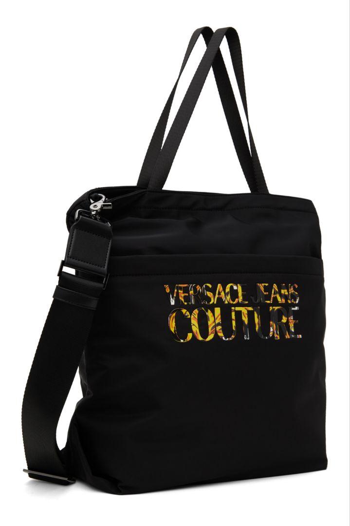 VERSACE JEANS COUTURE トートバッグ ブラック 最高級 11220円