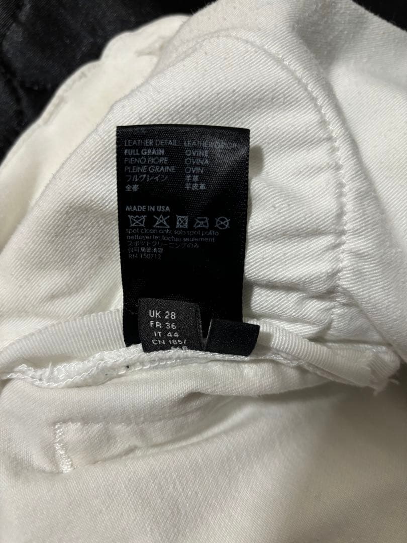 amiri MX1 アミリスキニーデニム 28 ホワイト amiri MX1 アミリスキニーデニム 28 ホワイト