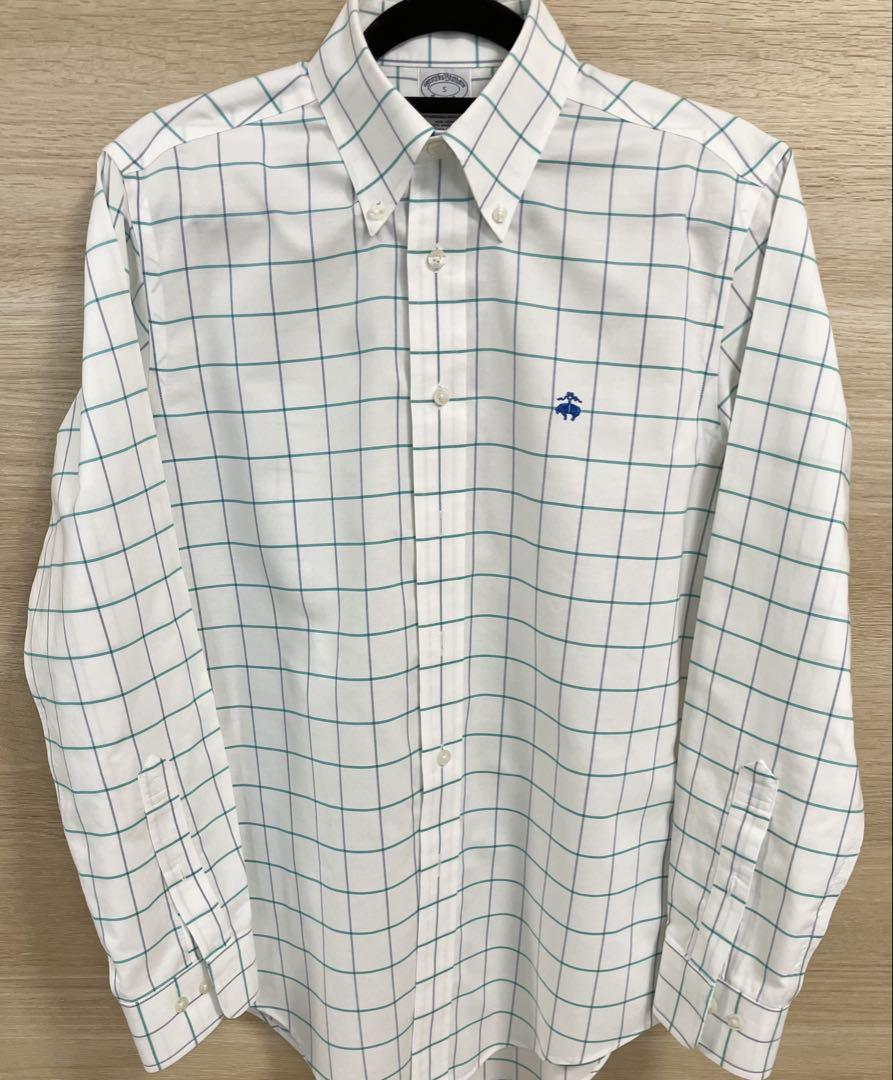 【美品・クリーニング済】ブルックスブラザーズ ボタンダウンシャツ Sサイズ 美品】ブルックスブラザーズ ボタンダウンシャツ 未使用近い