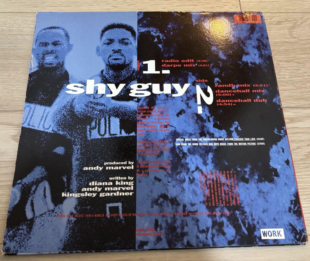 Diana King/Shy Guyレコード12“1995年ダイアナキング在庫 処