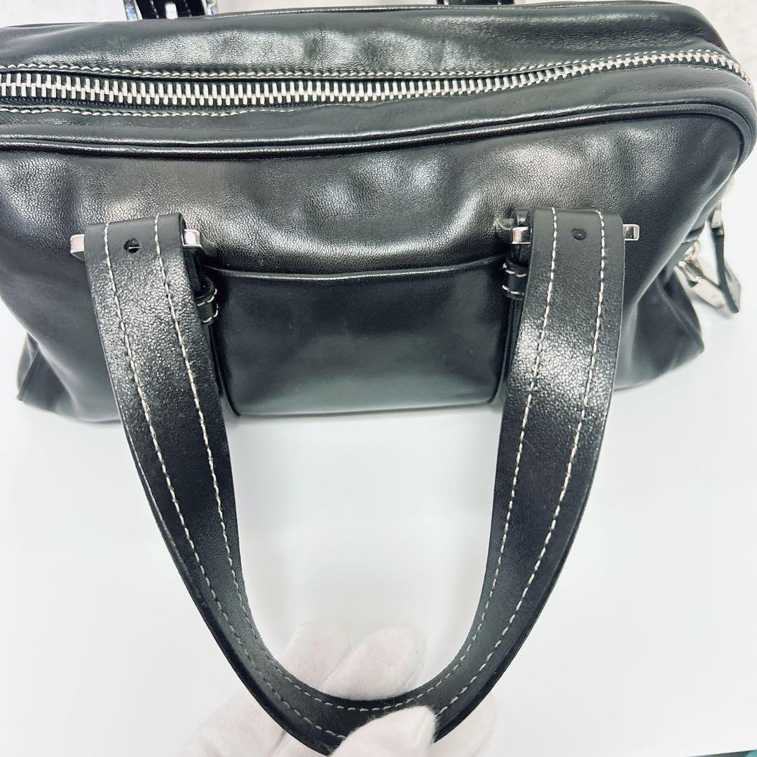 PRADAプラダ ハンドバッグ レザー