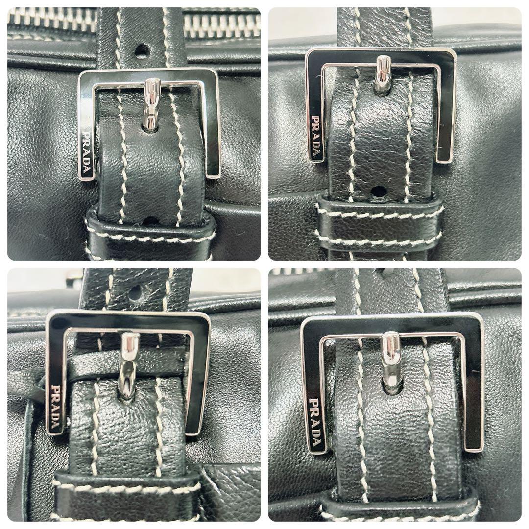 PRADAプラダ ハンドバッグ レザー