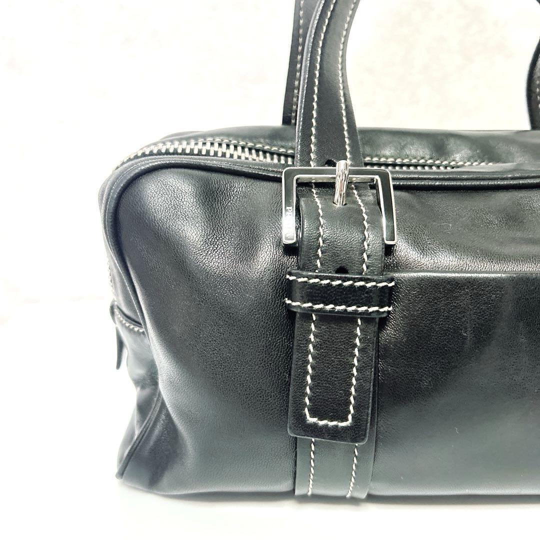 PRADAプラダ ハンドバッグ レザー