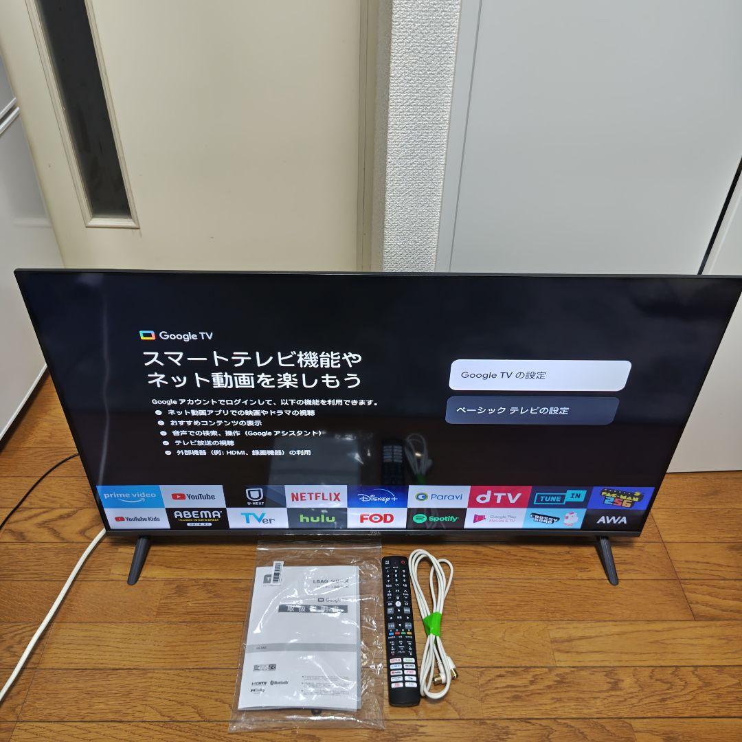 TCL 40型 GoogleTV 40L5AG スマートTV 完備37~40インチ TCL