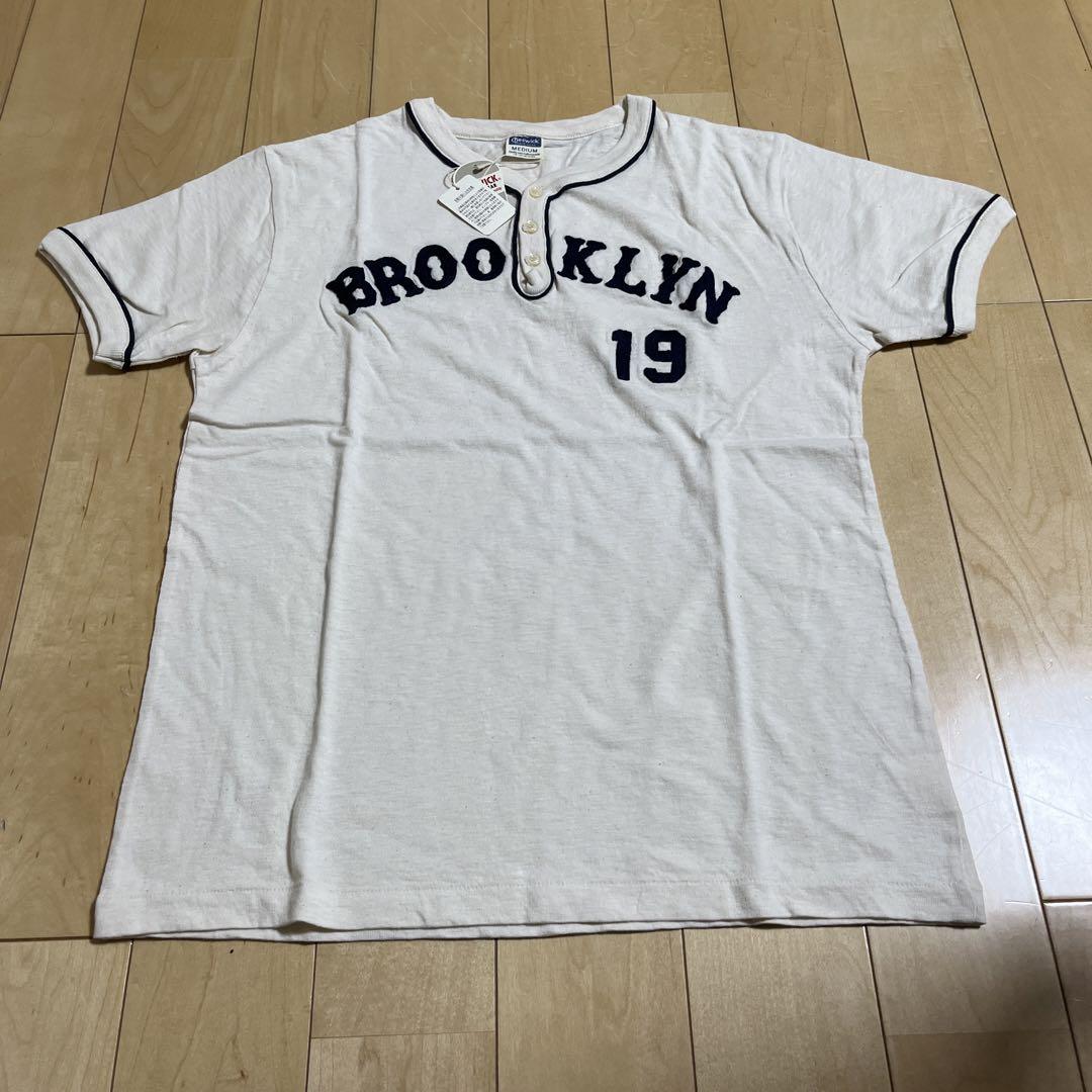 チェズ・ヴァレンティノ ベースボールTシャツ 新品 ベースボール チェスウィック BROOKLYNヘンリーネックT