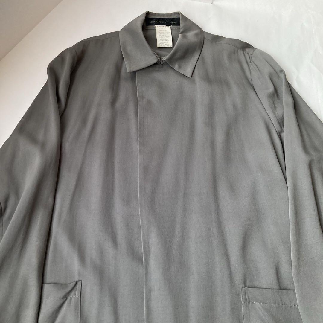 匿名配送』YOHJI YAMAMOTO シルクグレー コート
