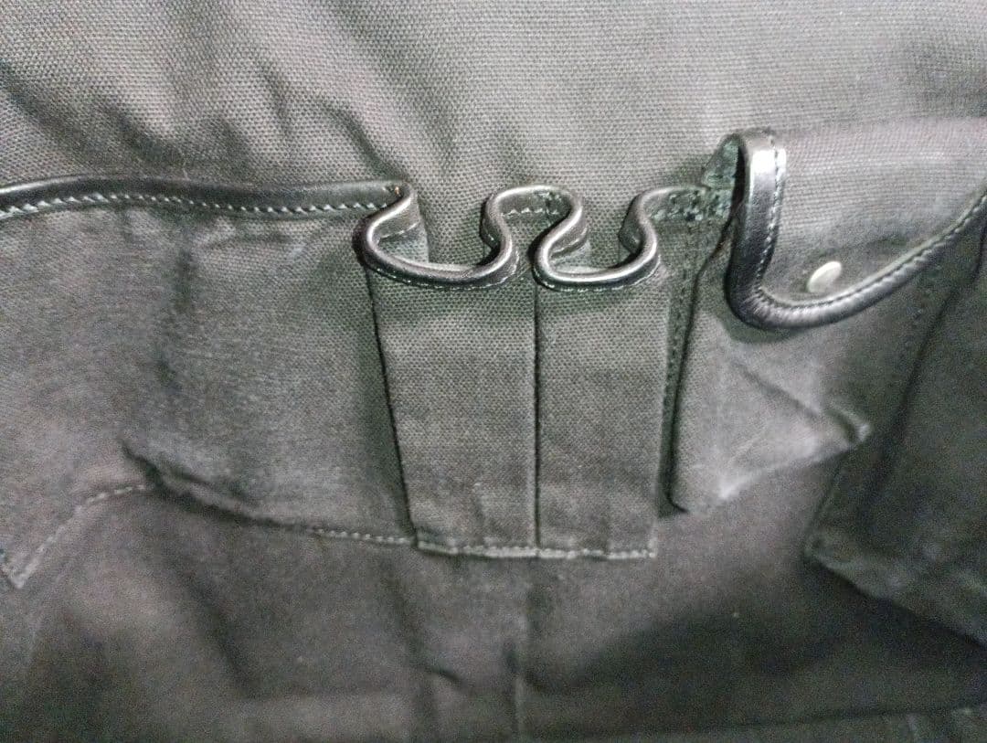 Felisi ビジネスバッグ 8637/2 グリーン×ブラック ナイロン レザー Felisi ビジネスバッグ 8637/2 グリーン×ブラック ナイロン レザー