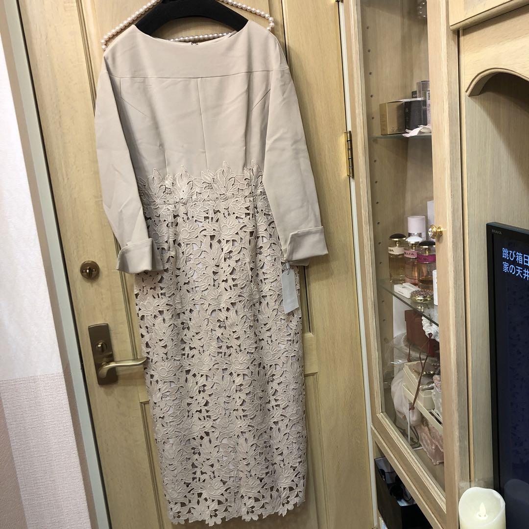 ☆インゲボルグ☆エンブロイダリーレース☆ロングワンピース☆9号-
