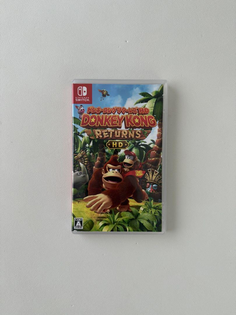 【ほぼ未使用】switch スイッチ ドンキーコング リターンズ HD