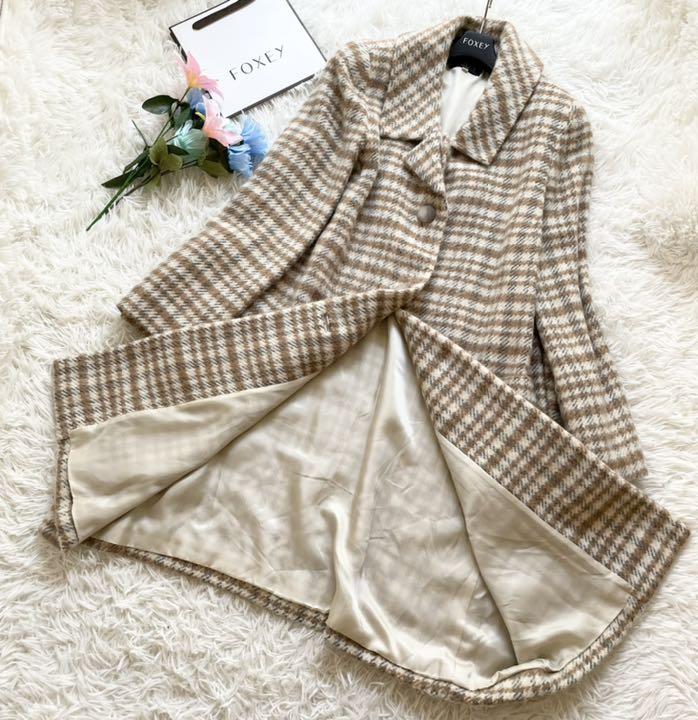 FREE SIZE【逸品】希少✨FOXY フォクシー アルパカフレアスリーブ ...