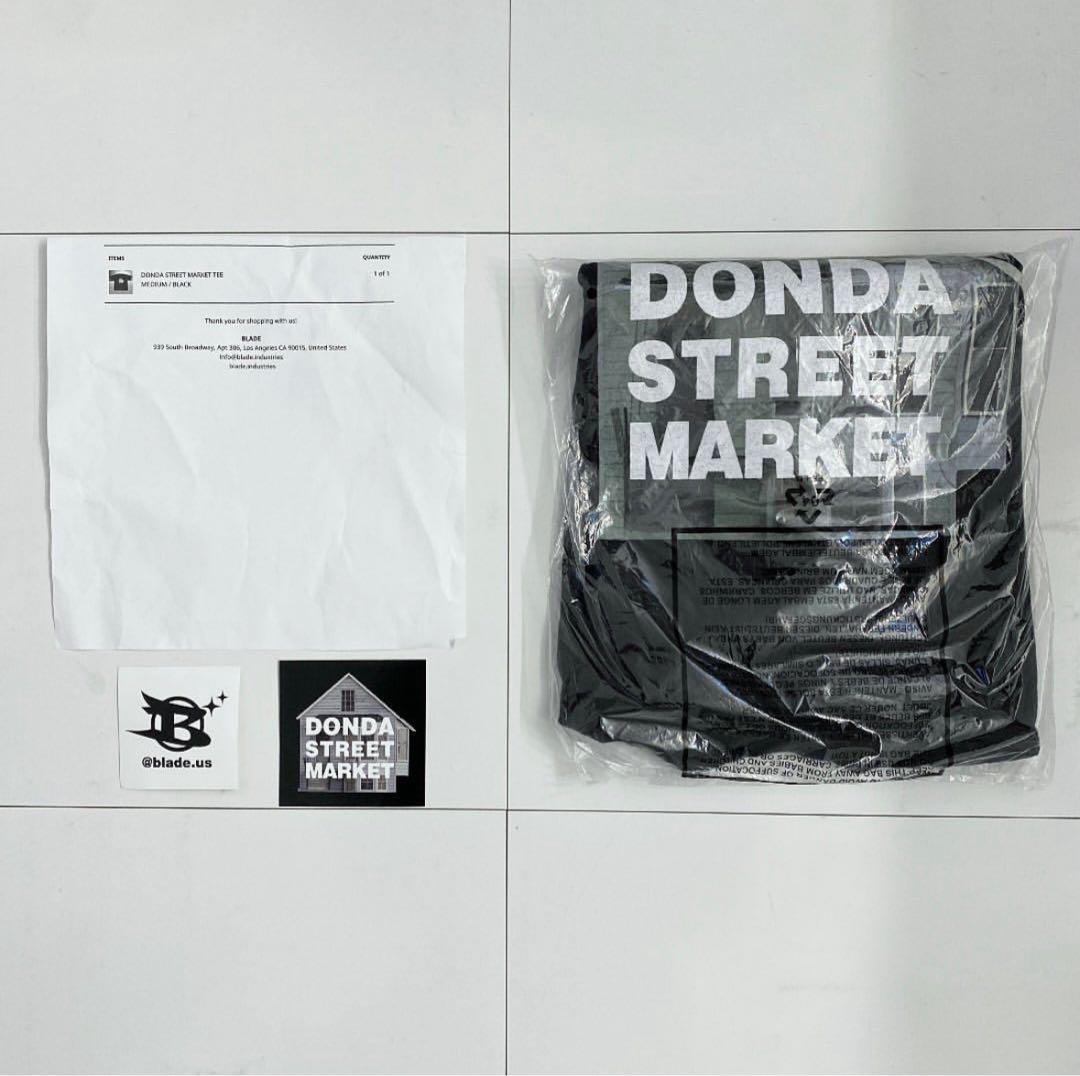 トップス DONDA STREET MARKET 6.5oz T Black M