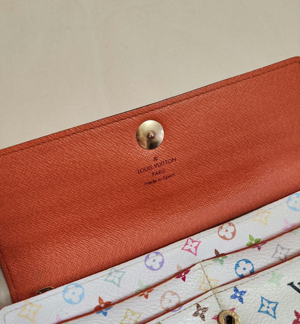 【ゆとり】LOUIS VUITTON マルチカラー 長財布 ポルトフォイユ