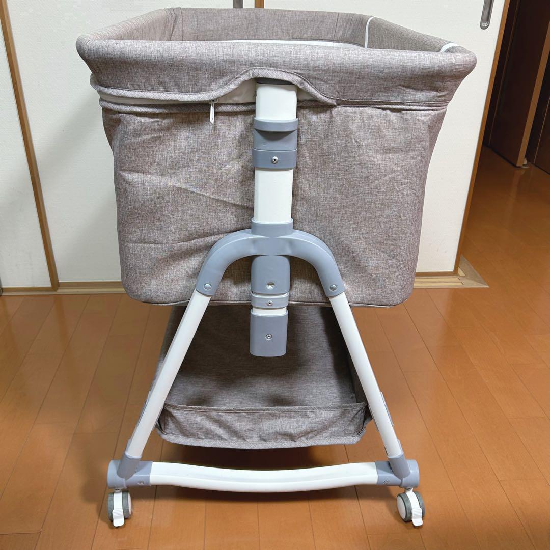【ヒロ】美品 ベビーベッド AORTD ゆりかご