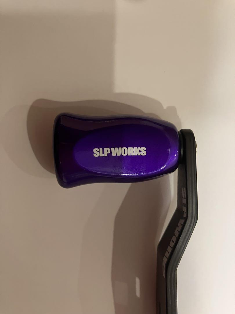 ダイワ SLP WORKS カーボンクランクハンドル100mm ハンドルノブ付