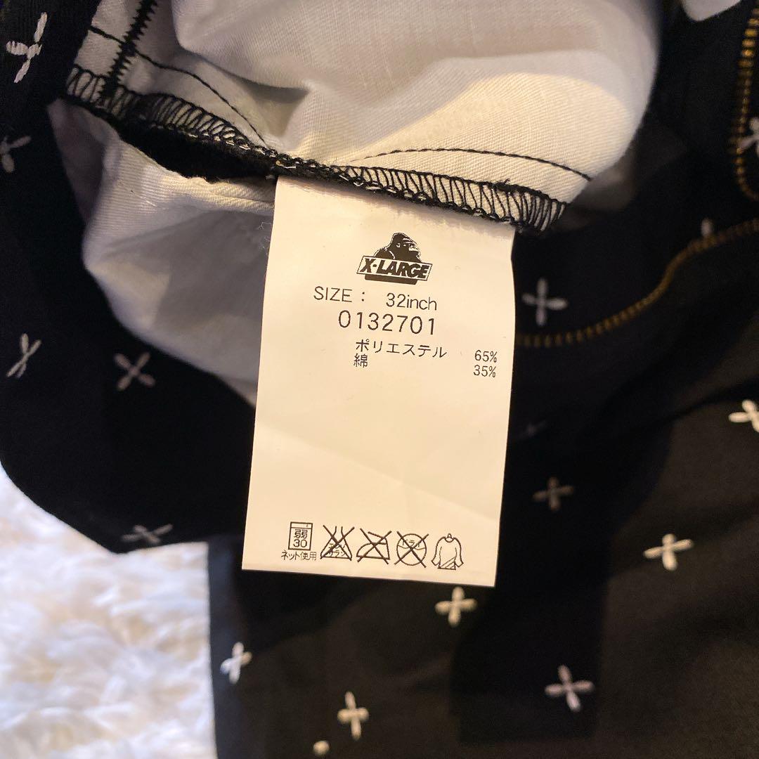 新品 X-LARGE スイサイダル クロス柄 ショーツ　ショートパンツ