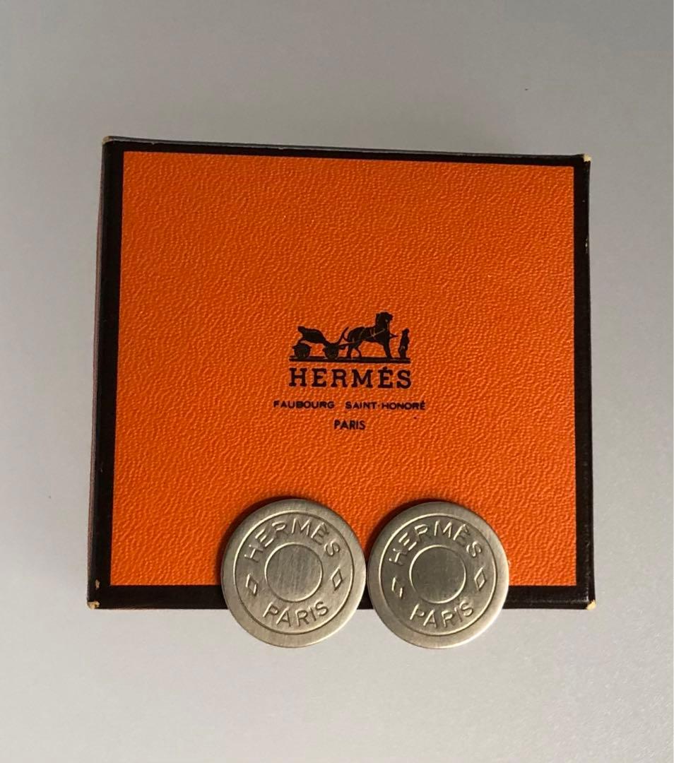 HERMES エルメス★セリエ★イヤリングシルバー