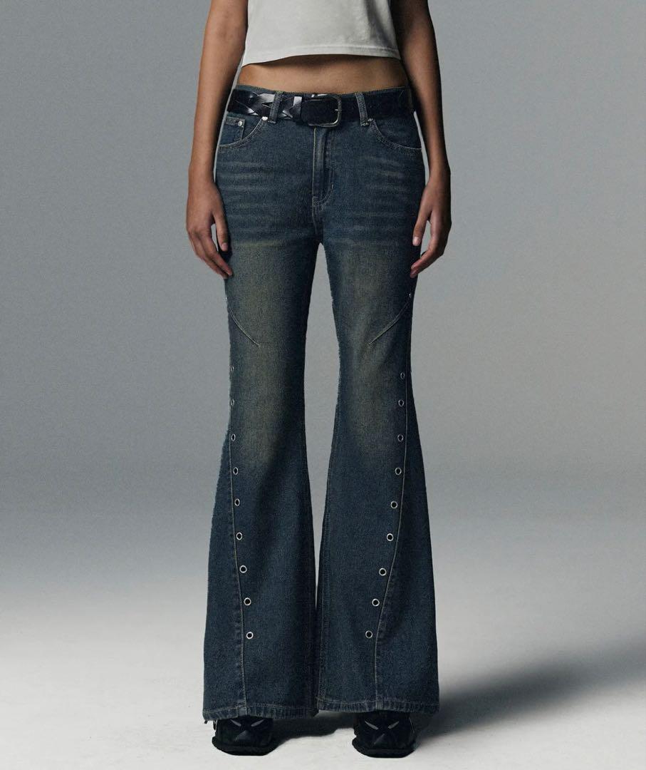 NOT4NERD W Eyelet Vintage Denim Pants