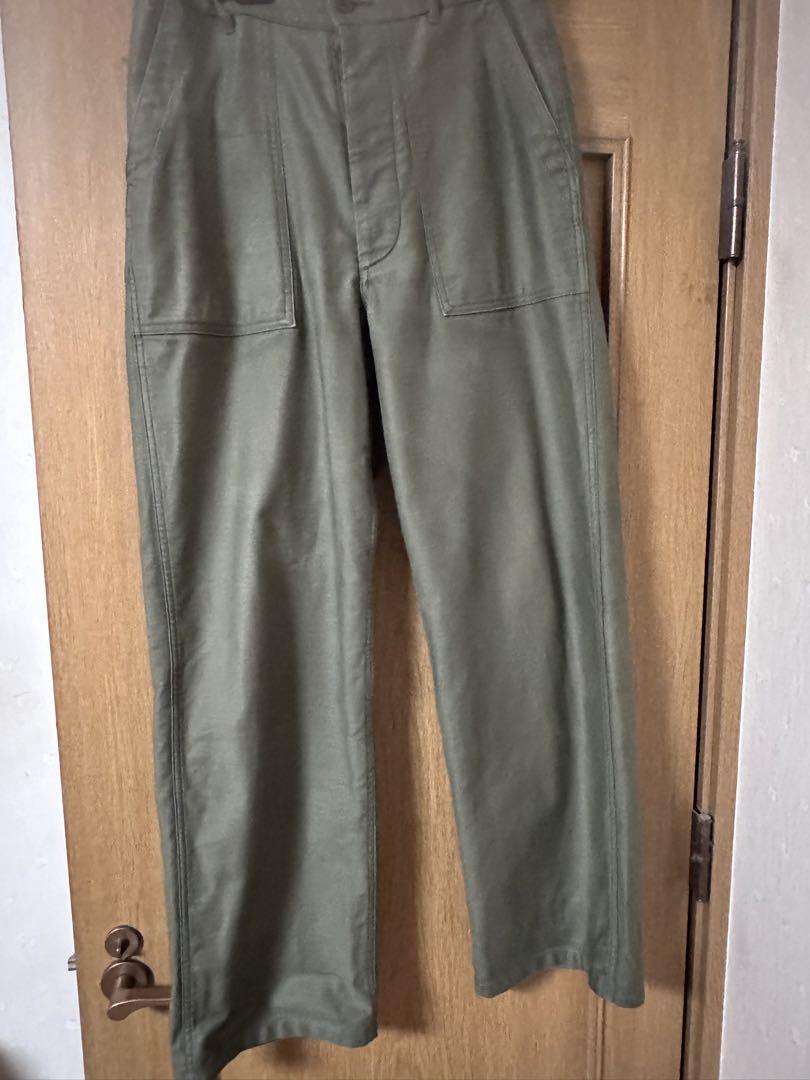 HYKE バックサテンベイカーパンツ サイズ