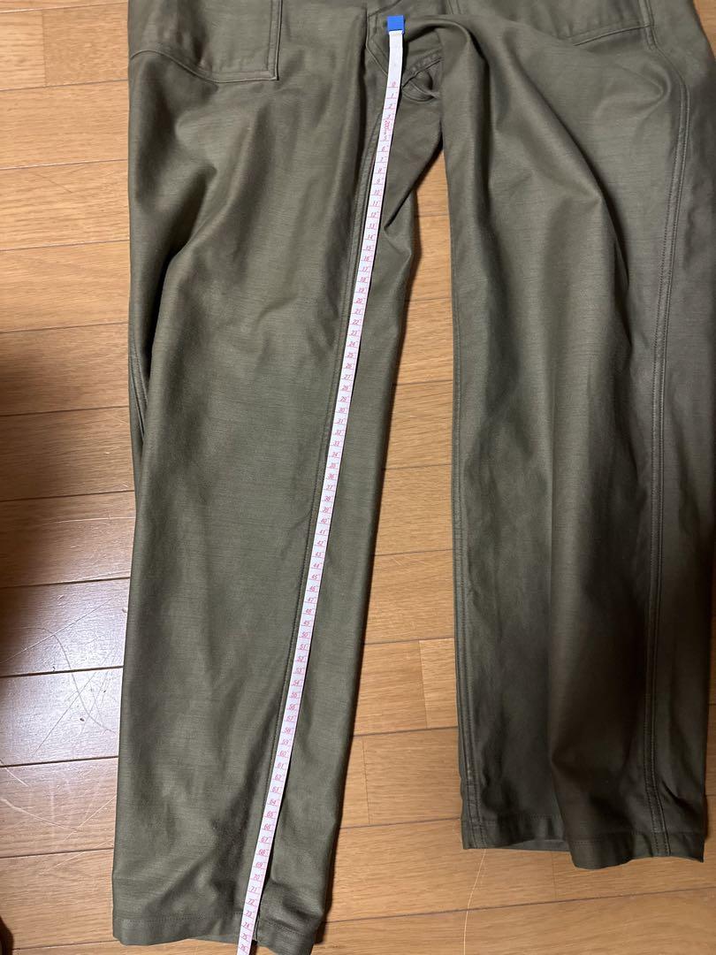 HYKE バックサテンベイカーパンツ サイズ