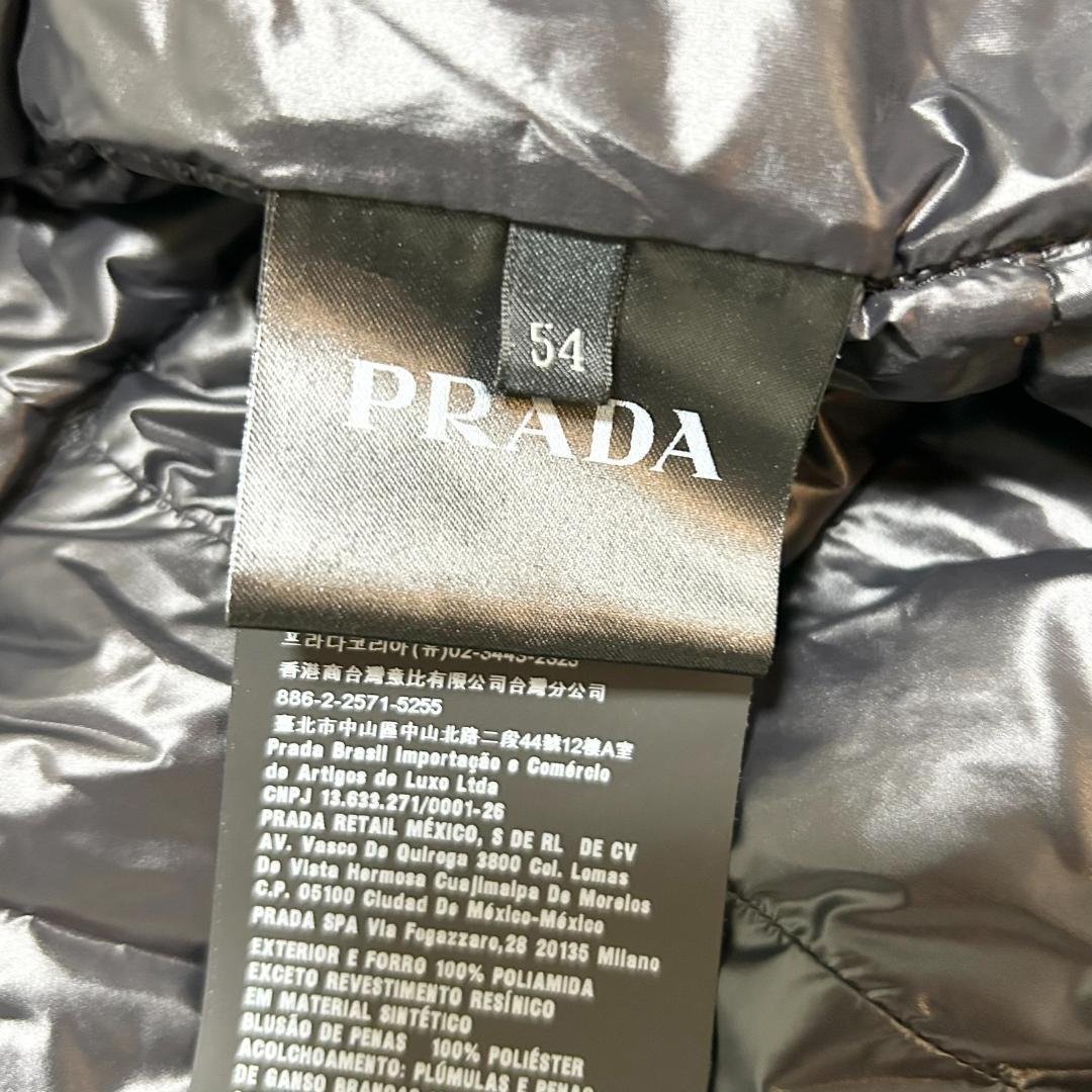 美品　プラダ　３L（2XL)　　三角ロゴ　サフィアーノ　黒　大きいサイズ