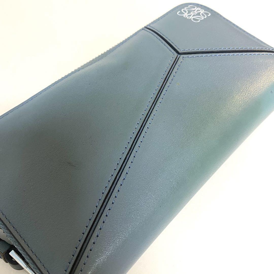 LOEWE ロエベ 長財布 ブルー 青 水色 レディース 小物