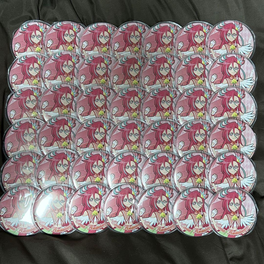 プリキュア キュアフラミンゴ 缶バッジ