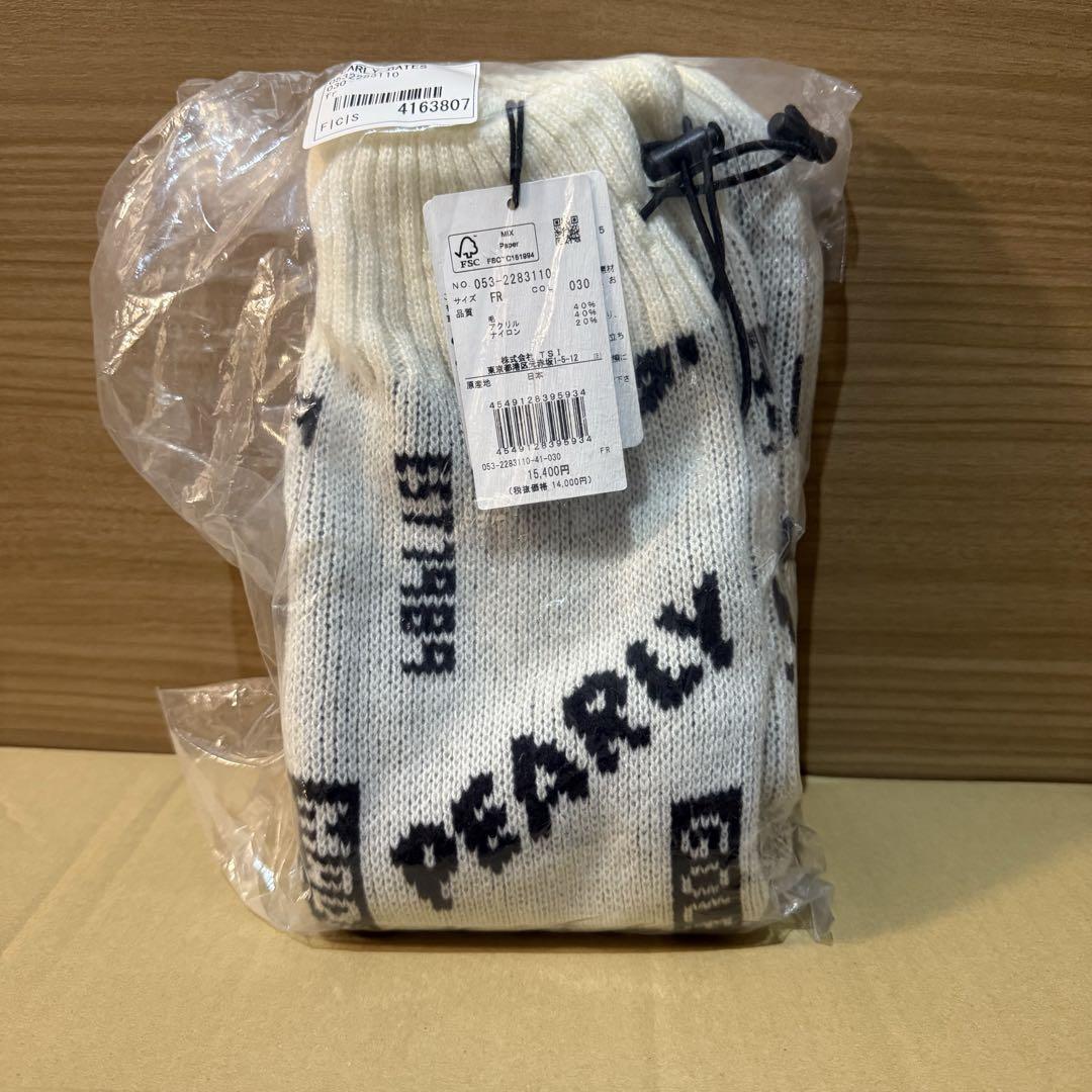 新品！PEARLY GATES ロゴＪＱ レッグウォーマー　ホワイト