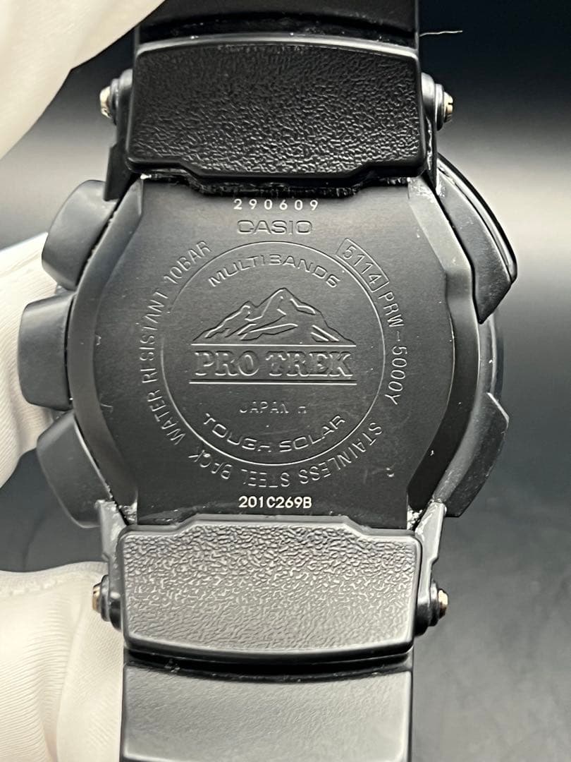 CASIO - 【使用5〜6回 中古】プロトレック PRY-5000Y CASIO - 【使用5〜6回 中古】プロトレック PRY-5000Yの通販 by