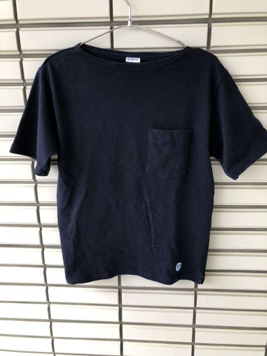 orcival オーシバル　バスクシャツ　ネイビー