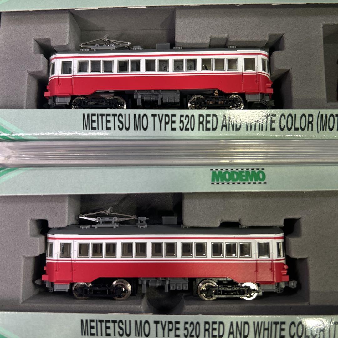 MM011【未使用未走行品】MODEMO 名鉄モ520形M車+増結用T車セット