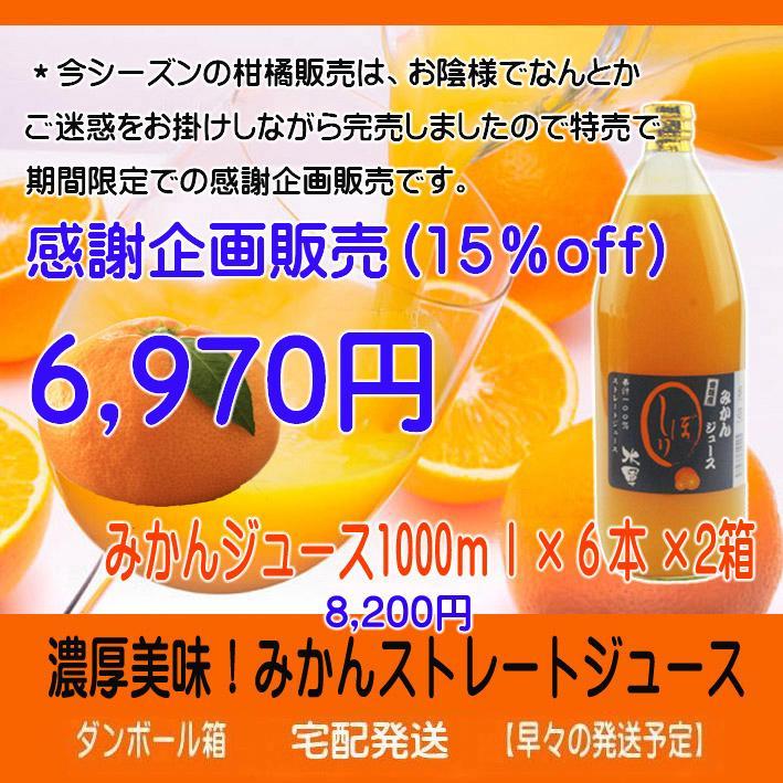 【むつみ】1000ｍｌみかんジュース12本