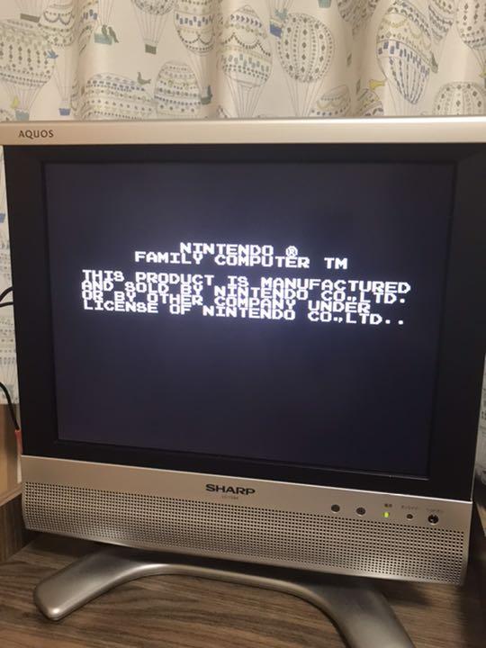 ツインファミコン 後期型 AN-505 ACアダプタ無 動作確認済 グラディウス