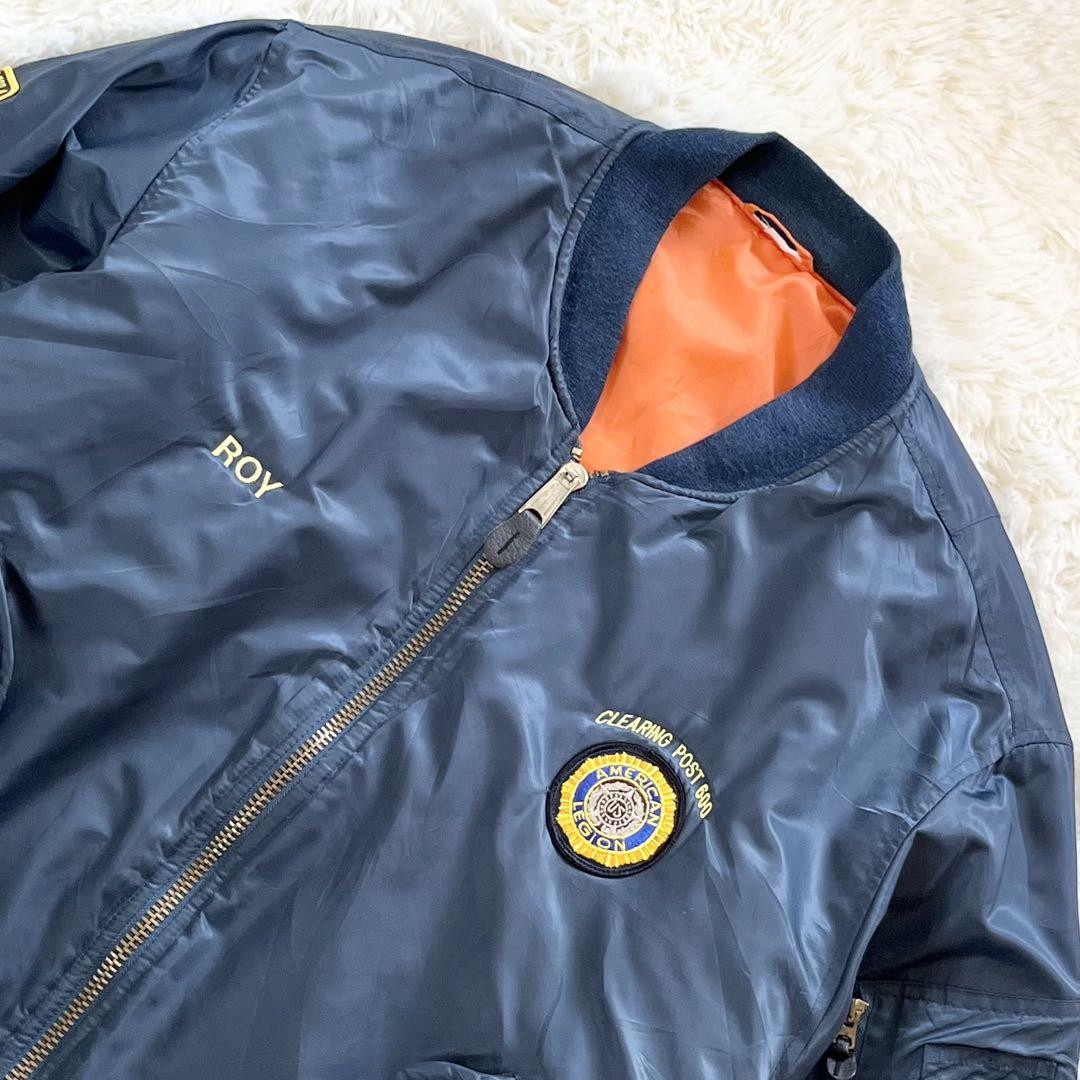 MA-1 フライトジャケット（ボンバー・ボマー ） メンズ 2XL ネイビー
