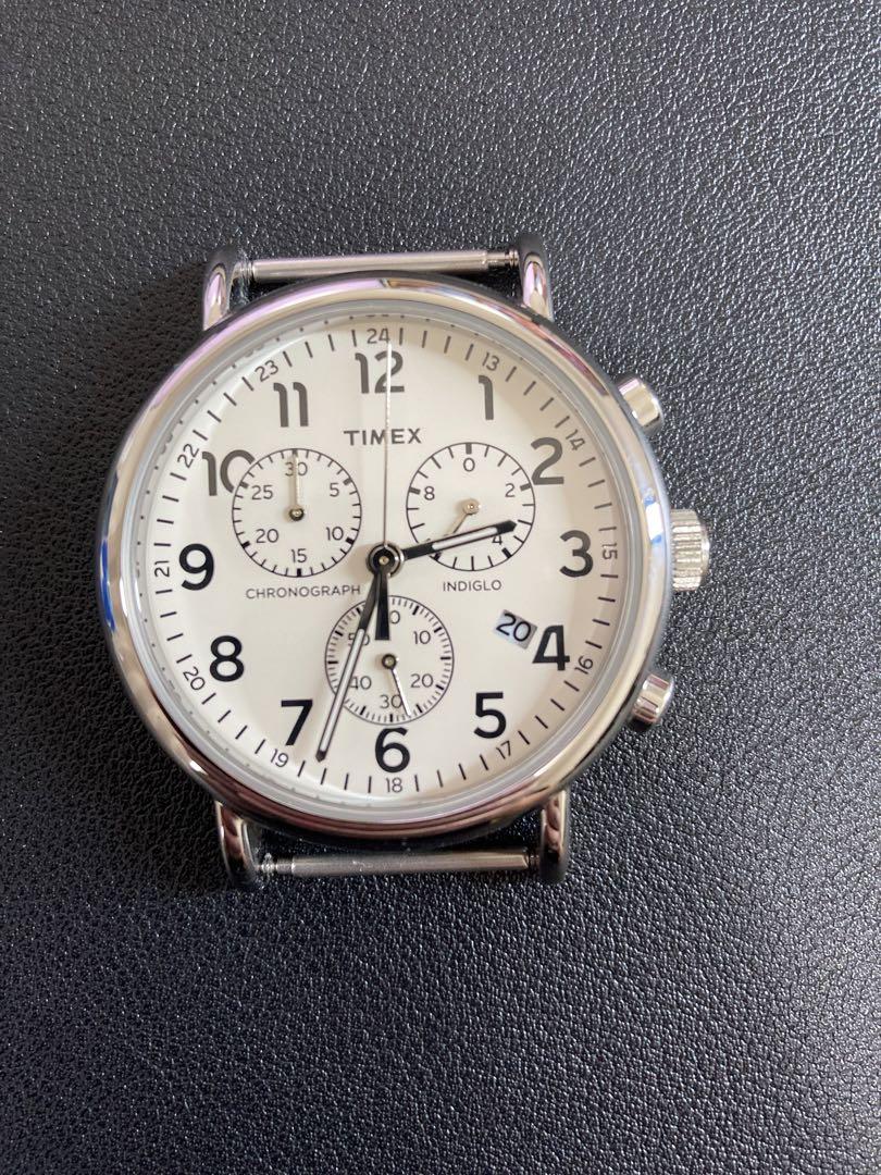 Amazon | Timex Marlin メンズ クロノグラフウォッチ レザー
