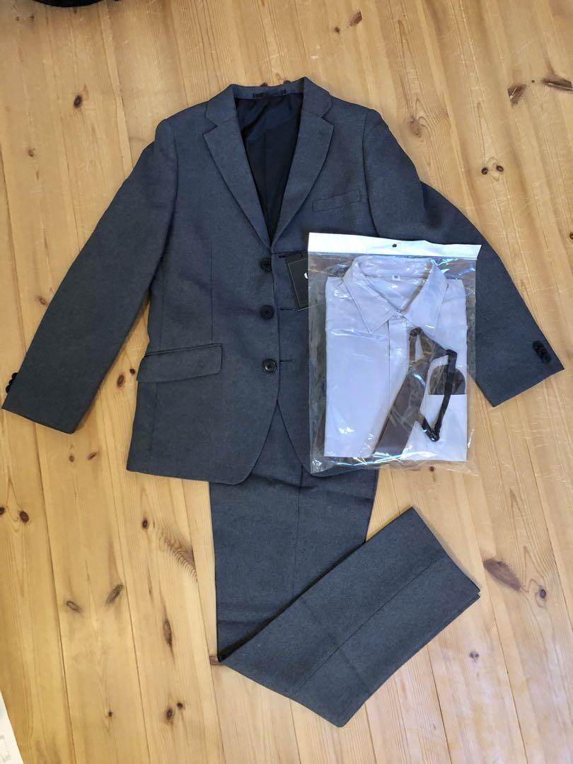 BTZ formal suit 160サイズ キッズフォーマルセット(グレー)