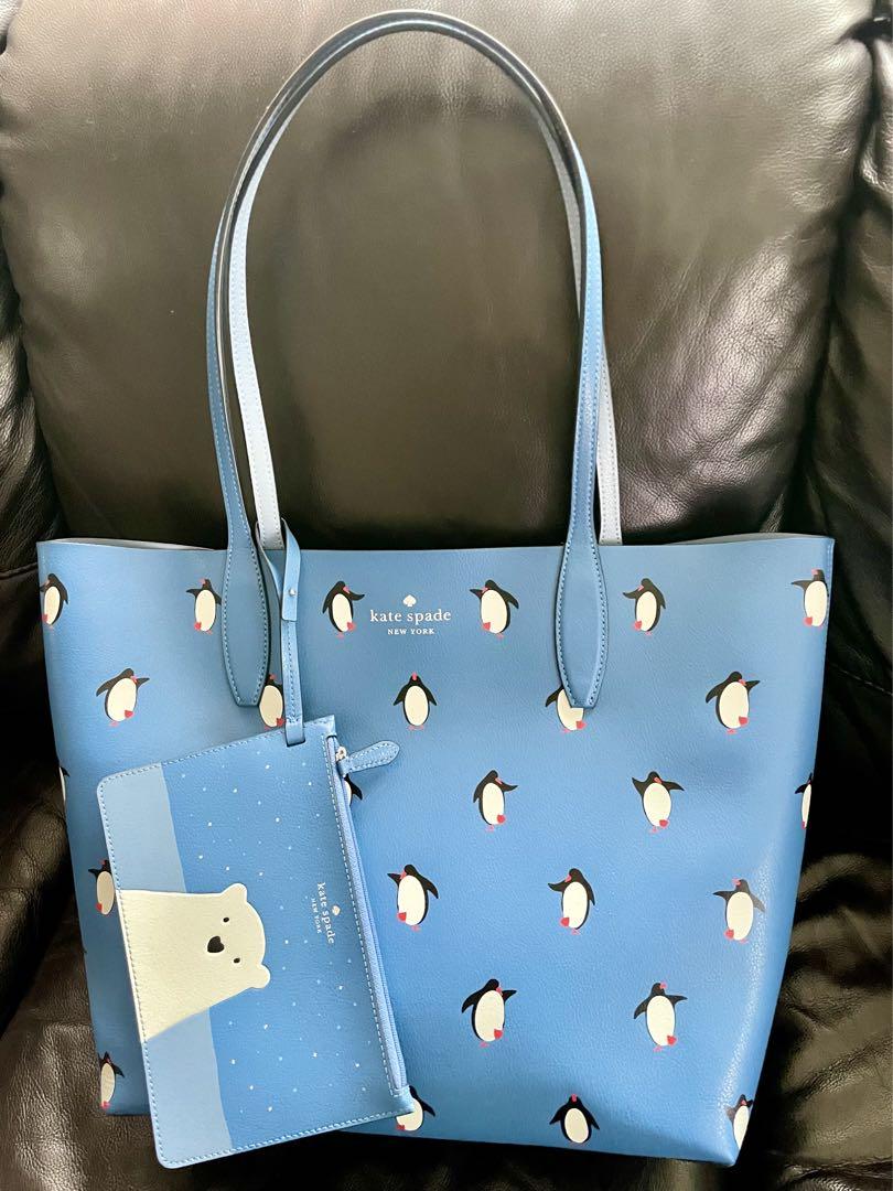 kate spade ✩.*˚ ダンシングペンギン リバーシブル トートバッグ