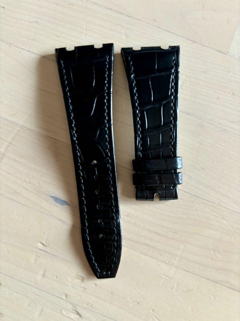Audemars Piguet レザーベルト オフショア用　黒 クロコダイル