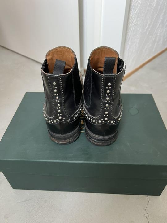 最安値限定SALE church スタッズ 36size 7XnOZ-m10686020464 サイドゴアブーツ セール大得価