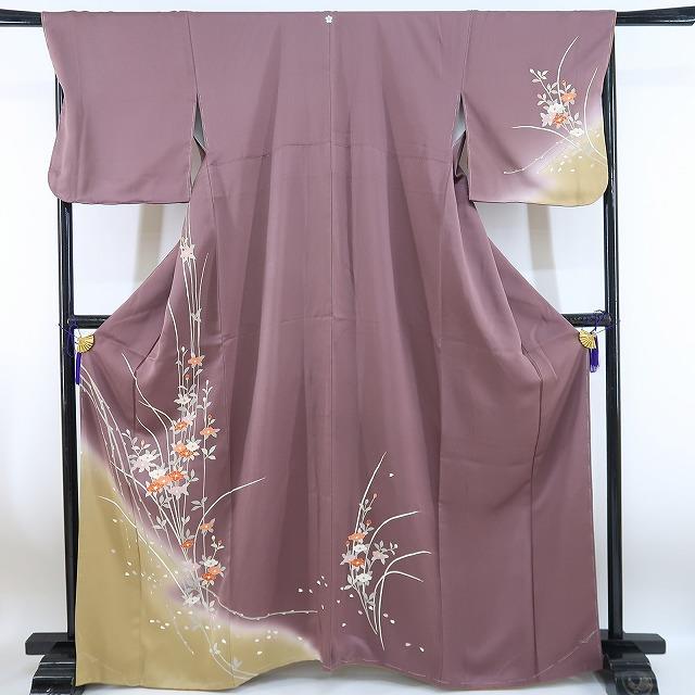 新品 着物 d309 bm1zo-m10687336848 仕付け糸付“幻想的な流れと花びら 椿の微笑み”訪問着 セール低価