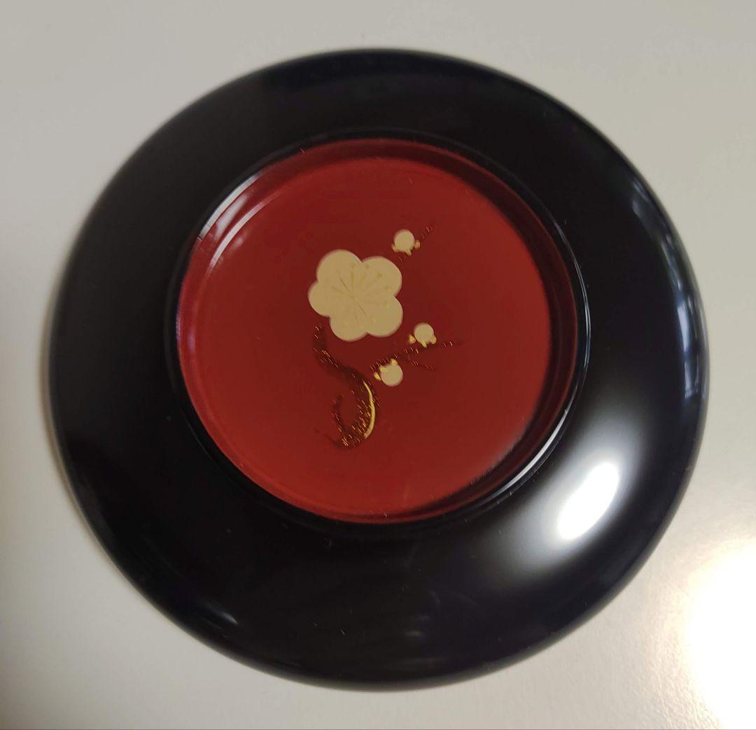 木製　五君子蒔絵　御飯器　5客セット