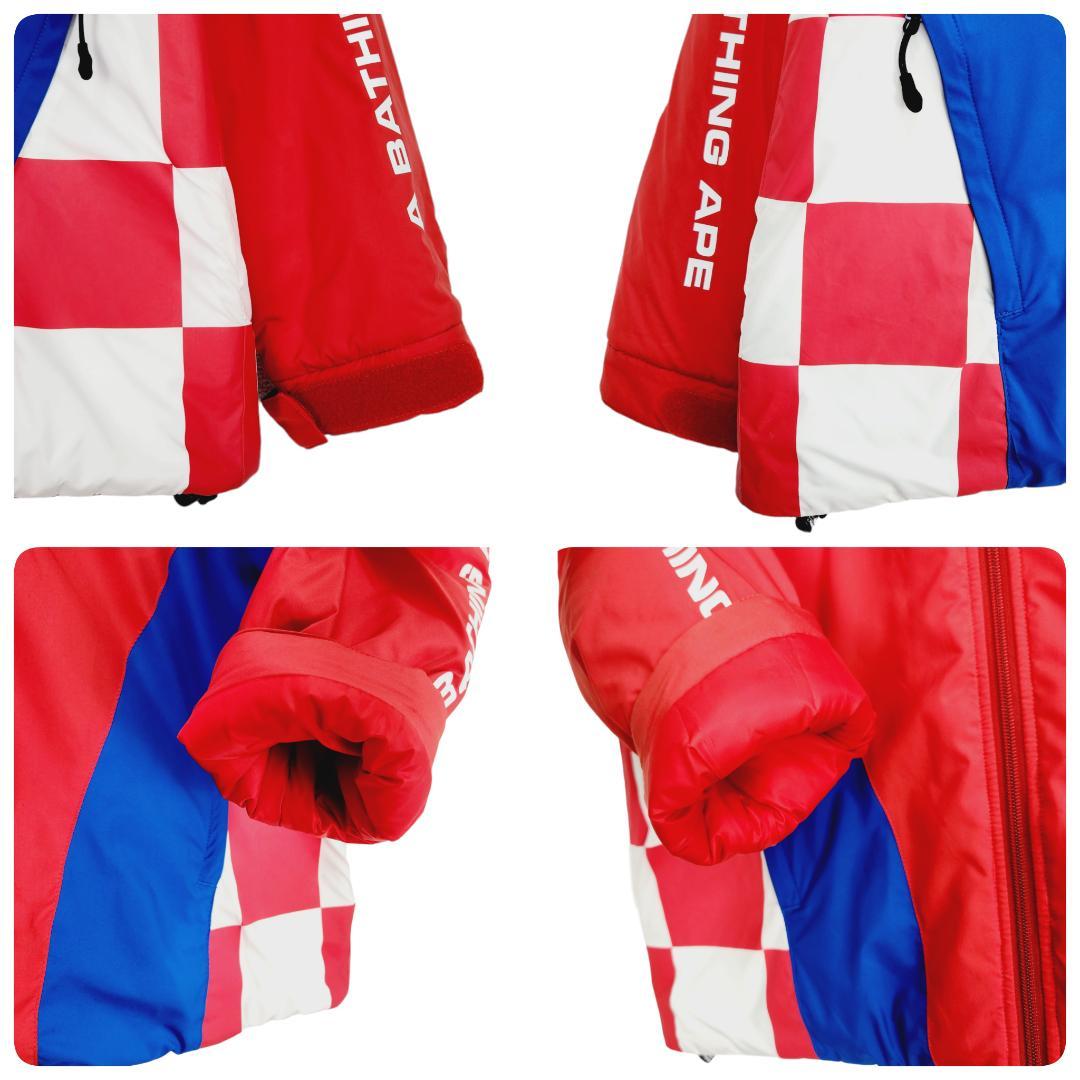 美品★XL★A BATHING APE フード着脱式 プリマロフトジャケット中綿 美品★XL★A BATHING APE フード着脱式 プリマロフトジャケット中綿