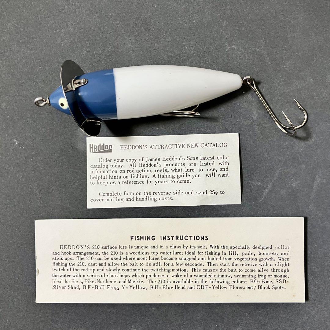 ヘドン210サーフェイス青頭 1975年〜 HEDDON 210 SURFACE ルアー