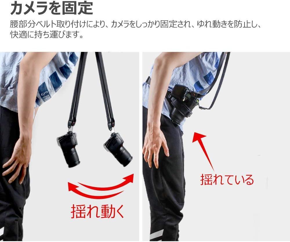 【負担軽減＆高耐久性】一眼カメラ用ホルスターライト