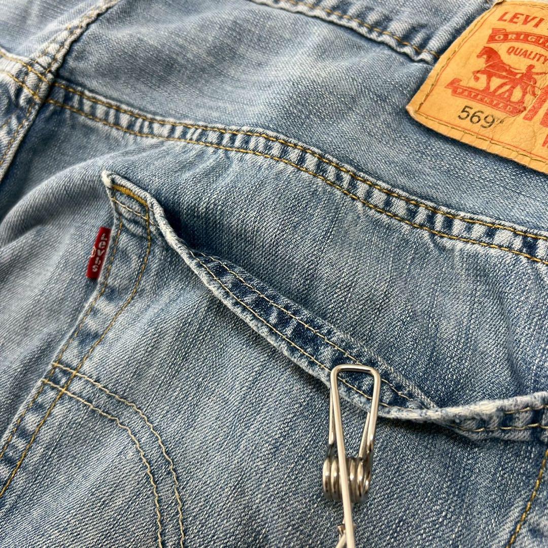 W36 Levis 569 リーバイス　ルーズストレート　デニム　Y2K 00s